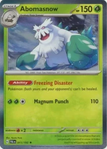 PAL 011 Abomasnow (HOLO)
