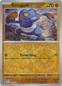 PAL 114 Croagunk (REVERSE)