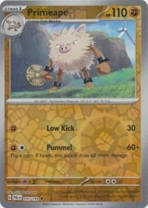 PAL 107 Primeape (REVERSE)