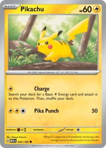 MEW 025 Pikachu