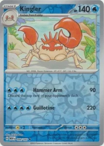 MEW 099 Kingler (REVERSE)