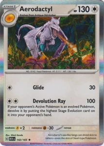 MEW 142 Aerodactyl (HOLO)