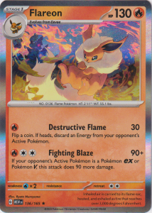 MEW 136 Flareon (HOLO)