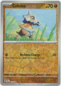 SCR 072 Cubone (REVERSE)