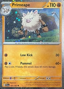 PAL 107 Primeape (GALAXY HOLO)
