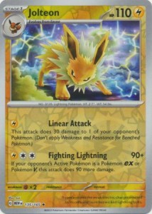 MEW 135 Jolteon (REVERSE)