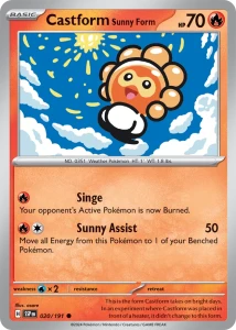 SSP 020 Castform Sunny Form