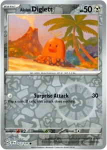 SSP 122 Alolan Diglett (REVERSE)
