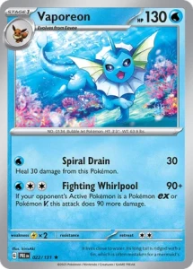 PRE 022 Vaporeon (HOLO)
