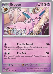 PRE 033 Espeon (HOLO)