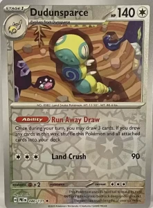 PRE 080 Dudunsparce (REVERSE)