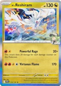 JTG 116 N’s Reshiram (HOLO)