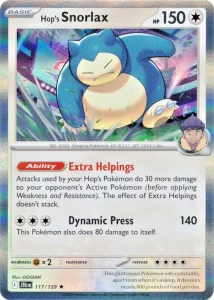 JTG 117 Hop’s Snorlax (HOLO)