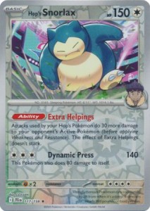 JTG 117 Hop’s Snorlax (REVERSE)