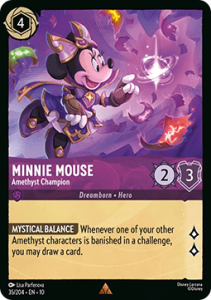 10WHI 035 Minnie Mouse - Amethyst Champion
