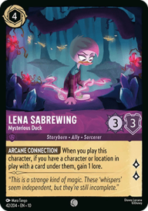 10WHI 042 Lena Sabrewing - Mysterious Duck