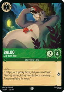 10WHI 069 Baloo - Laid-Back Bear