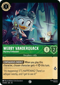 10WHI 073 Webby Vanderquack - Mystery Enthusiast