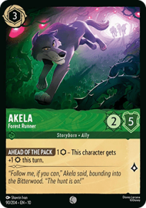 10WHI 090 Akela - Forest Runner (FOIL)