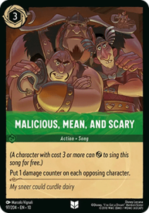 10WHI 097 Malicious, Mean, and Scary (FOIL)