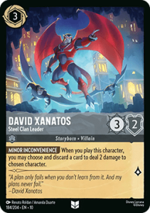 10WHI 184 David Xanatos - Steel Clan Leader