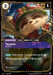 Teemo, Scout (V.1 - Rare)