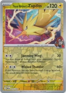 DRI 070 Team Rocket's Zapdos (REVERSE)