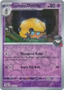 DRI 088 Team Rocket's Dottler (REVERSE)
