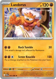 POR 041 Landorus (REVERSE)