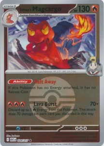 ASC 024 Ethan's Magcargo (POKEBALL REVERSE)