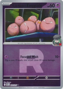 ASC 077 Team Rocket's Exeggcute (ROCKET REVERSE)