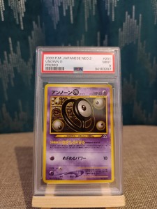 2000 P.M. Japanese Neo 2 #201 Unown O #201 PROMO PSA 9