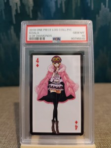2018 One Piece Log Coll.P/C KOALA 4 OF DIAMONDS PSA 10